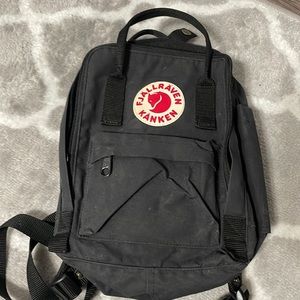 Fjallraven Kanken Black Mini Backpack